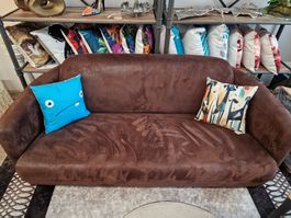 Sofa aus Madagaskar Leder