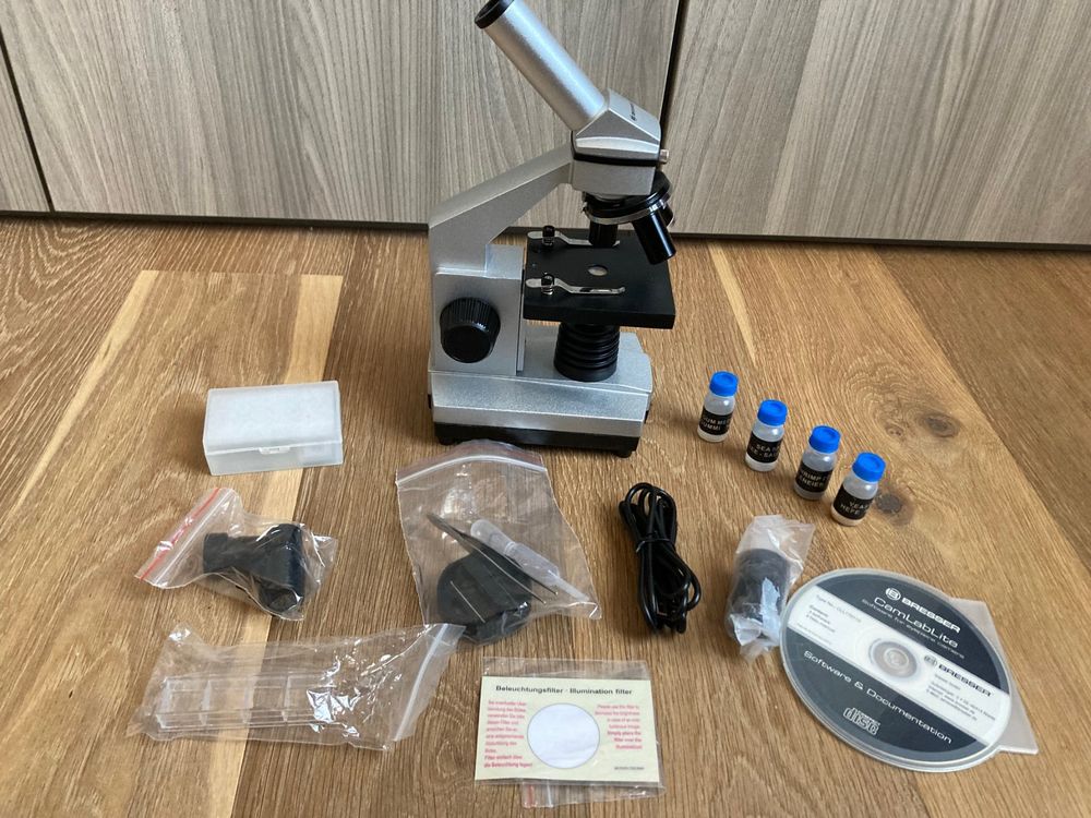 Wunderschne Bresser Junior Mikroskop Ebenbild
