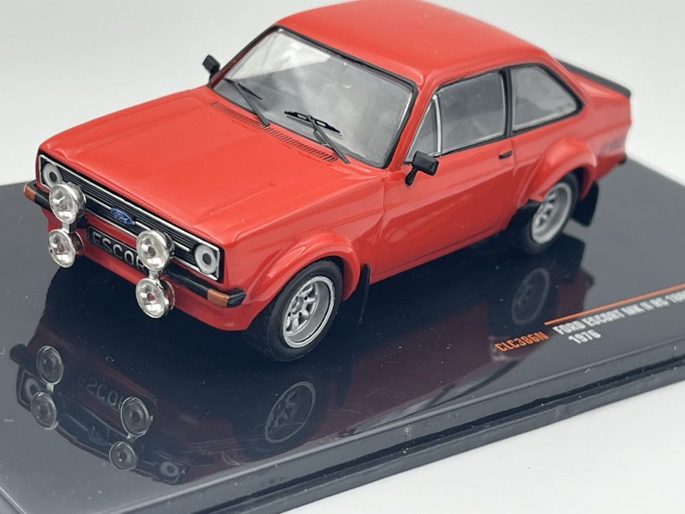 IXO CLC419N – Ford Escort MkIII RS Turbo 1984 Nero – 1/43 – Sigillato – LHD - copertina