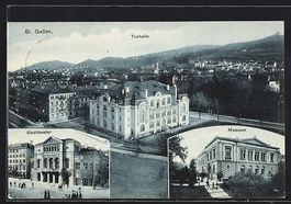 St. Gallen, Tonhalle, Stadttheater, Muse