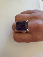 Silberring mit Edelstein