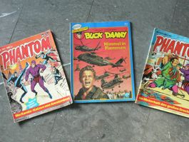 Comic-Sammlung: Phantom und Buck Danny – Konvolut Alt