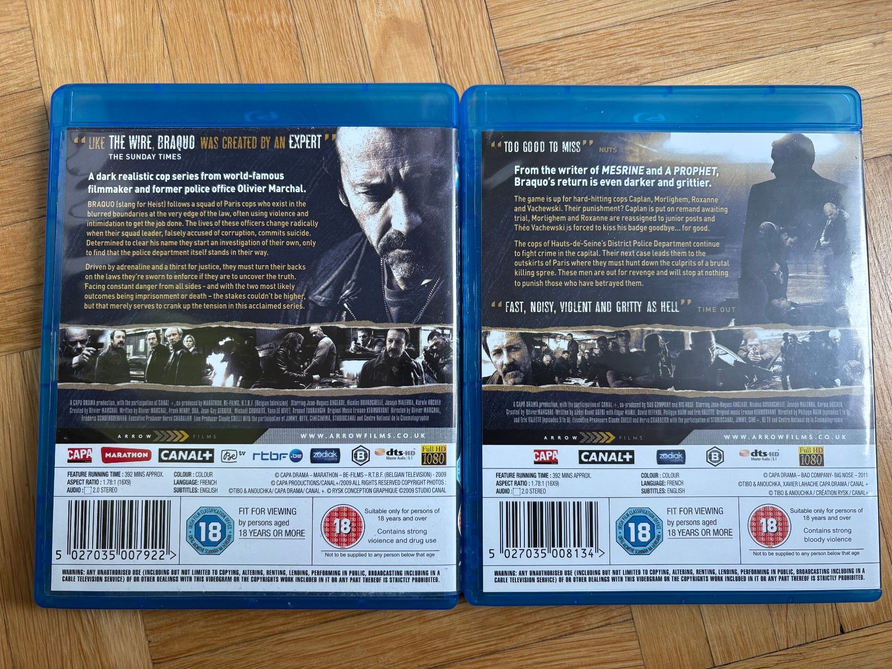 Tutti i DVDs: Braquo - The Complete Seasons 1 & 2 - Blu-ray – Nuovo (secondo la descrizione) da Zürich venduto da Malcom 6