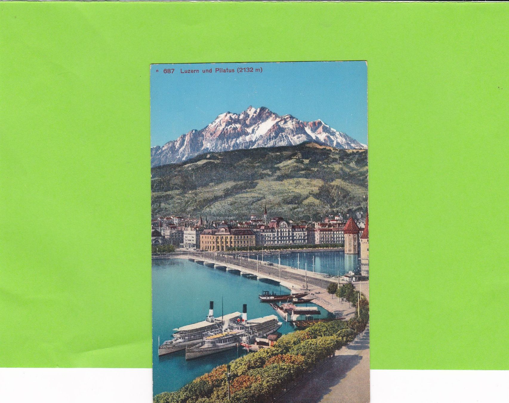 Cartoline postali: Luzern und Pilatus – Usato da St. Peterzell venduto da neckertal