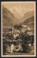 Interlaken, Teilansicht und die Jungfrau