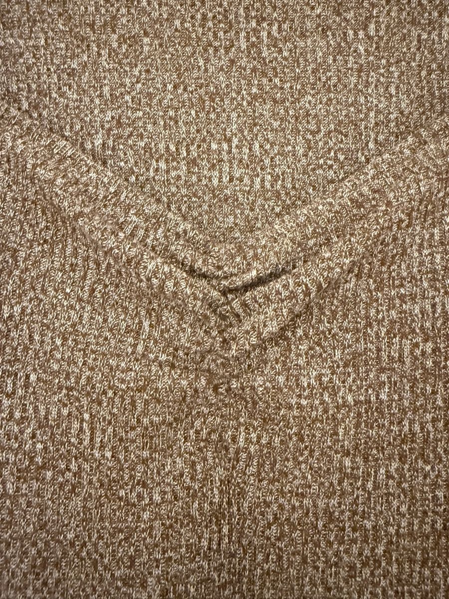 Mango Vestiti: Strickkleid Mango braun gerippt – Nuovo (secondo la descrizione) da Zürich venduto da mha_mx9n