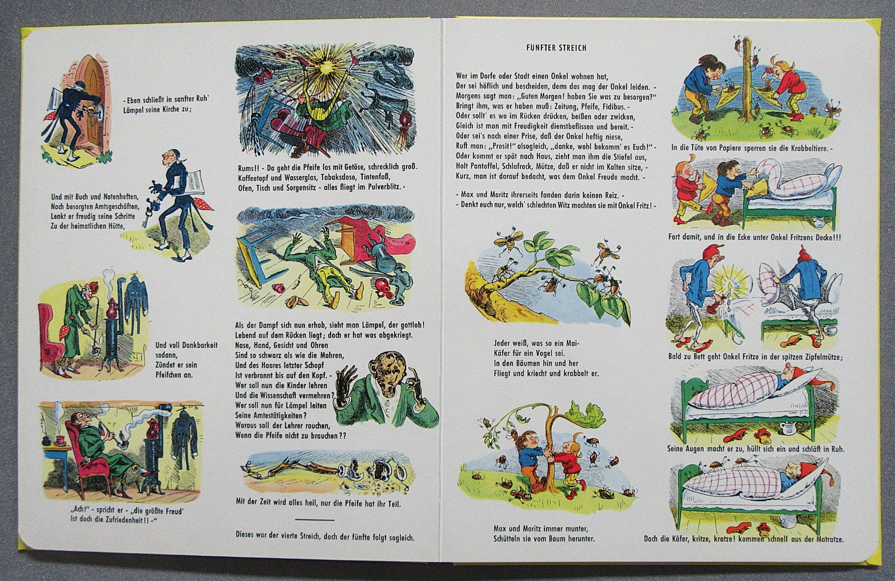 Bücher: Max und Moritz - eine Bubengeschichte in sieben Streichen – Gebraucht aus Auenstein von Padabimbim 4