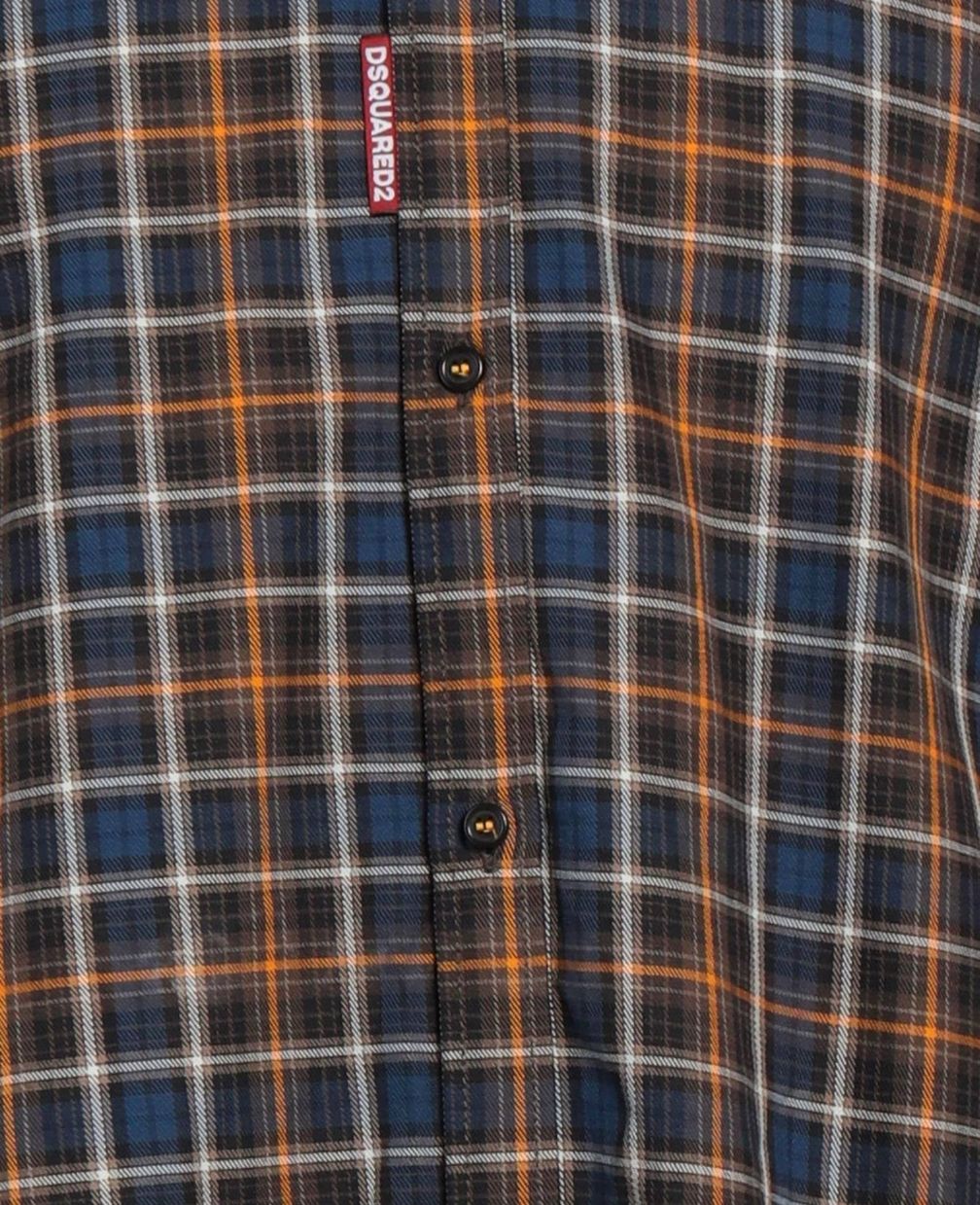 Dsquared2 Hemden: DSquared2 Men's Plaid Shoulder Insert Dan Shirt  Size 50 IT – Neu und originalverpackt aus Zürich von FashionSales 2