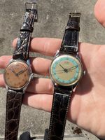 2 klassische vintage Uhren Suizo und Ayar Sport Swiss made