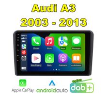 Radio Audi A3 - Android - Bluetooth, Carplay, GPS, DAB+