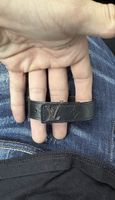 Louis Vuitton Bracciale Nero Pelle Taglia Unica