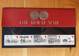 Briefmarken Royal Mail Mint Stamps, Postkutschen