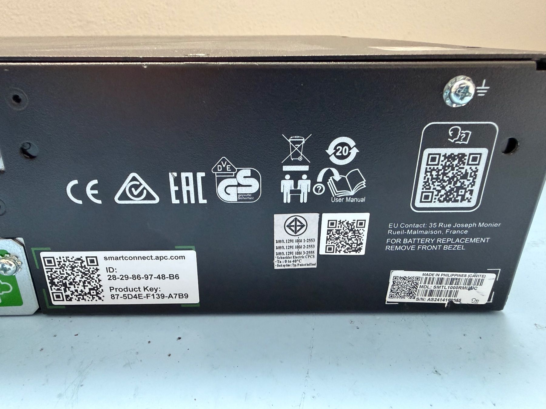 Apc Caricatori & Batterie: APC UPS SMTL1000RMI2UC – Usato da Zürich venduto da mar_hs6l 3