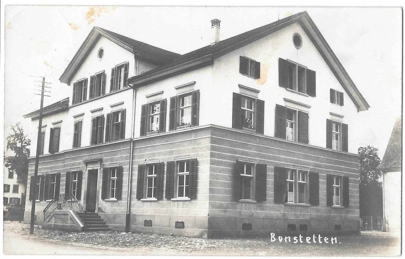 Cartoline postali: Bonstetten Einzelhaus Privataufnahme – Usato da Olten venduto da clotaldi