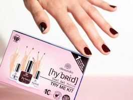 Nagellack HYBRID TRY ME SET "ROUGE NOIR" Alessandro / NEU