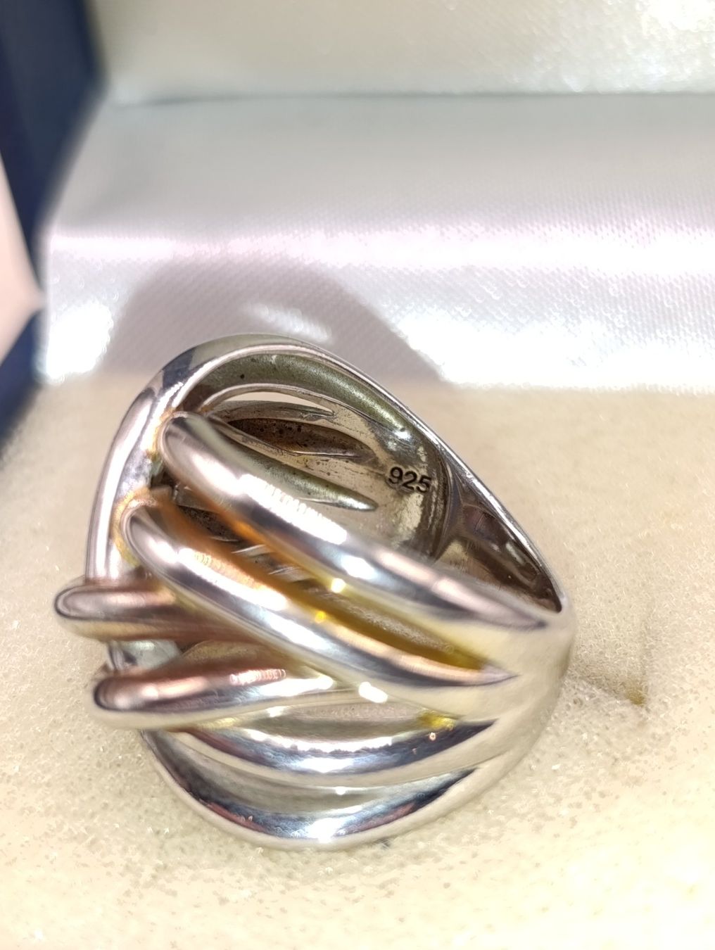 Anelli: Wunderschöne Vintage 925er Silber Ring 80er Top – Usato da Steffisburg venduto da 1.Schmuckschatulle 5