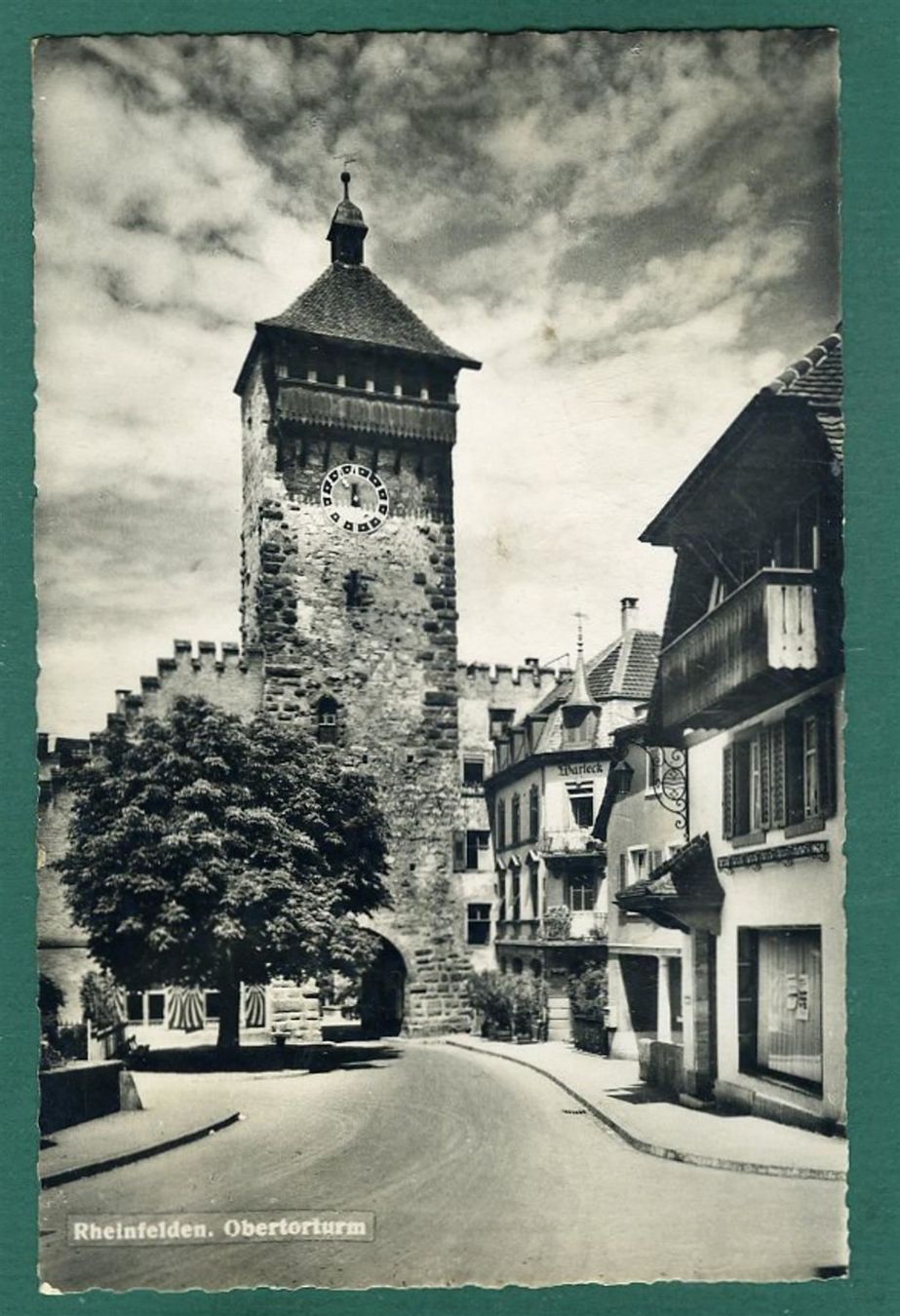Cartoline postali: Rheinfelden, Obertorturm, gelaufen – Usato da Sargans venduto da Hausi1951