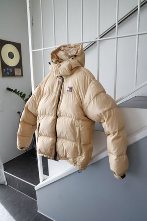 Piumino Tommy Jeans beige chiaro - Taglia M -
