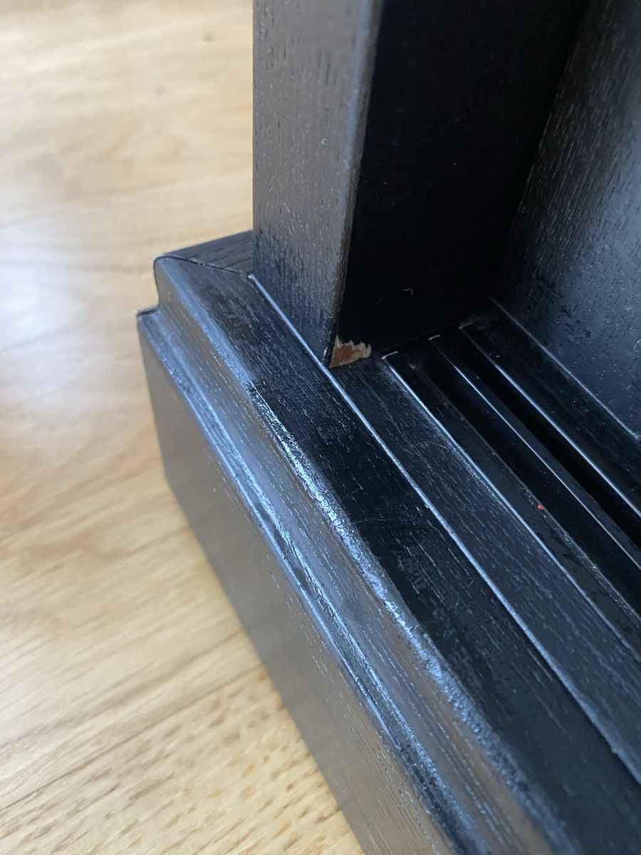 Ikea Mobili TV: Schwarze Vitrine aus Holz mit Glastüre – Usato da Wallisellen venduto da BoeJoe 2