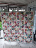 Patchwork-Quilt ca.185 x 185cm Handgefertigt.