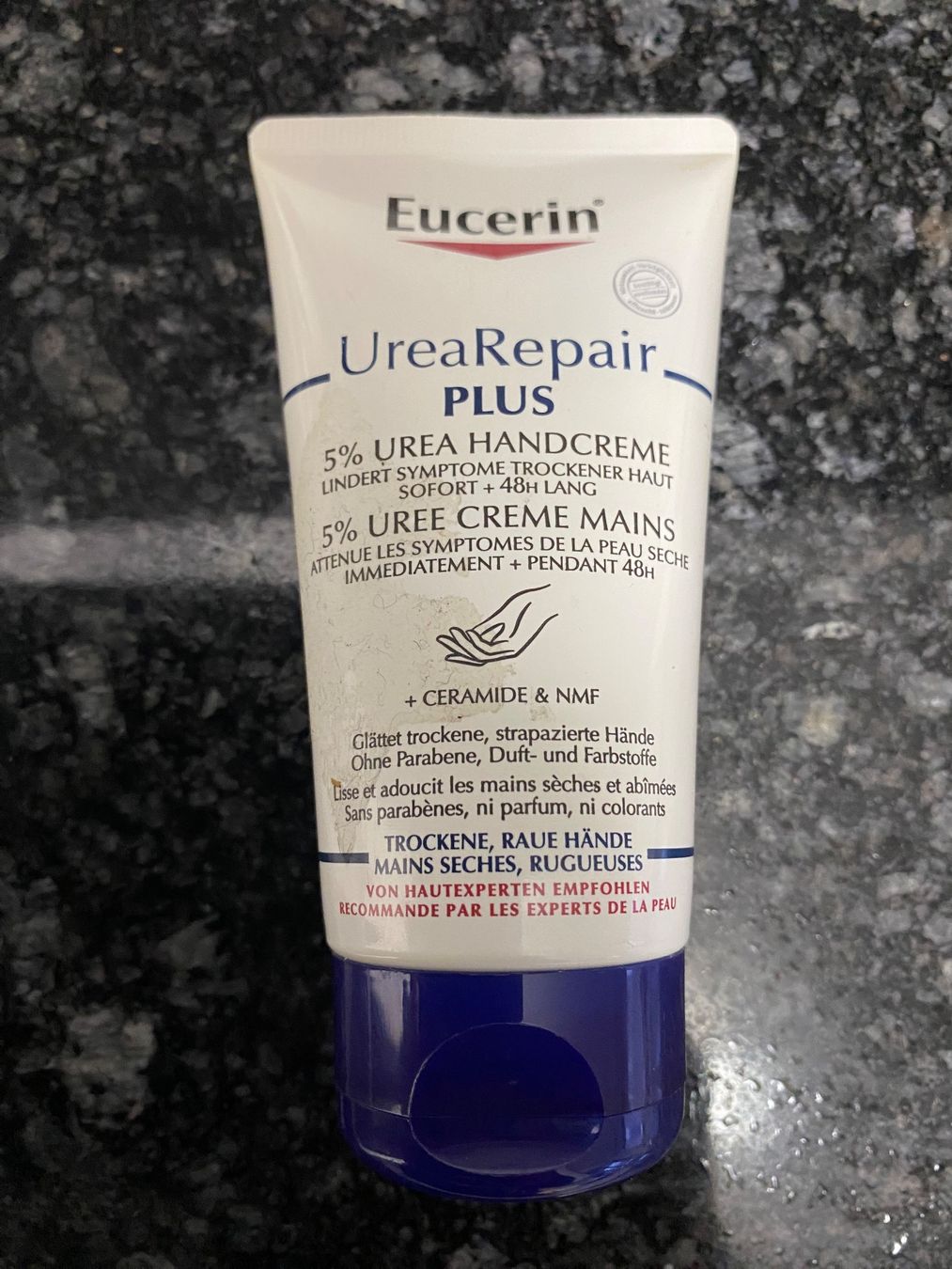 Feuchtigkeitspflege: Eucerin Urea Repair Plus Handcreme (75ml) – Neu und originalverpackt aus Spreitenbach von Brockiland-Flohmarkt 1