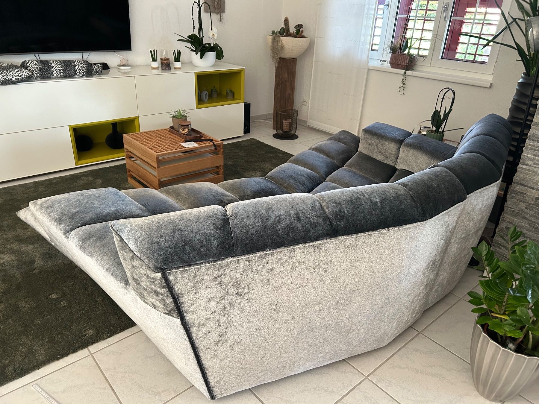 Bretz Sofas: Bretz Cloud 7 Sofa silberschimmer – 260x170 Designer Ecksofa – Gebraucht aus Wiesendangen von Siria64 1