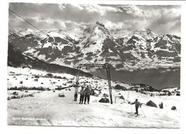 Luftkurort Amden (SG) Skilift Mattstock - Foto-AK - 1957