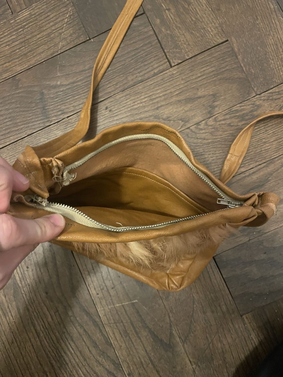 Borse da donna: Vintage Echtleder Handtasche mit Echtfell – Usato da Zürich venduto da yas_alam 1
