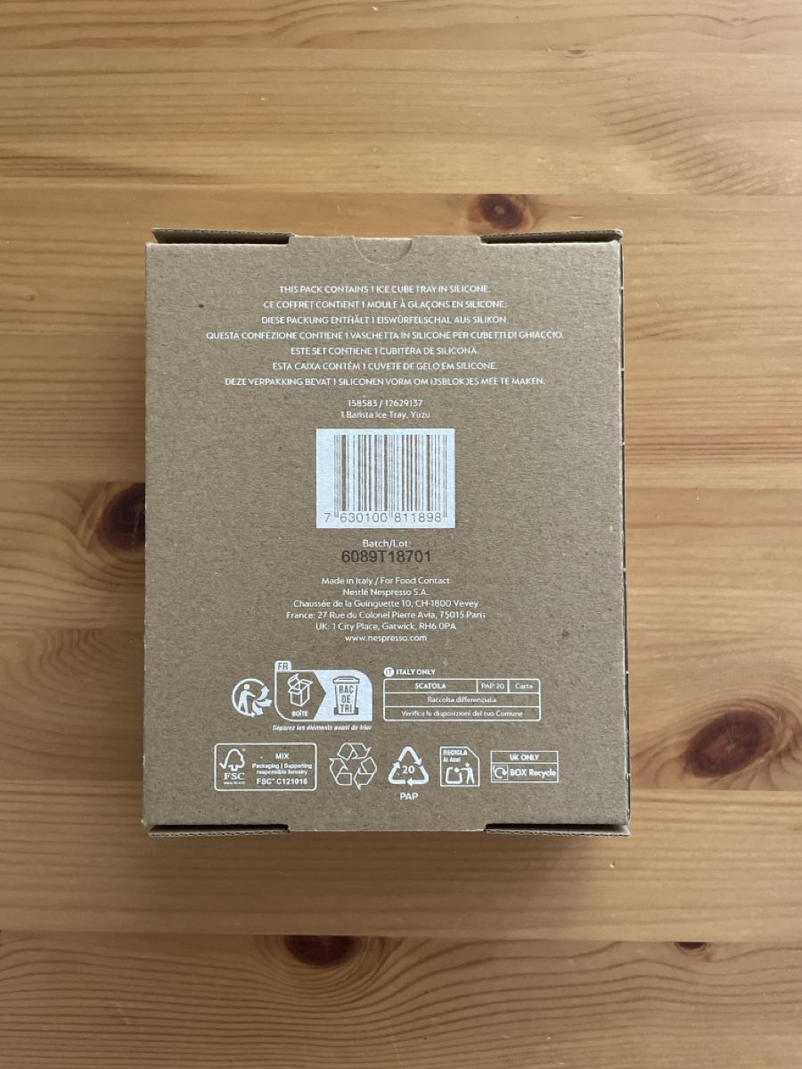Nespresso Kaffeemaschinen & Espressomaschinen: Nespresso Eiswürfelform – Neu und originalverpackt aus Otelfingen von 19C90 1