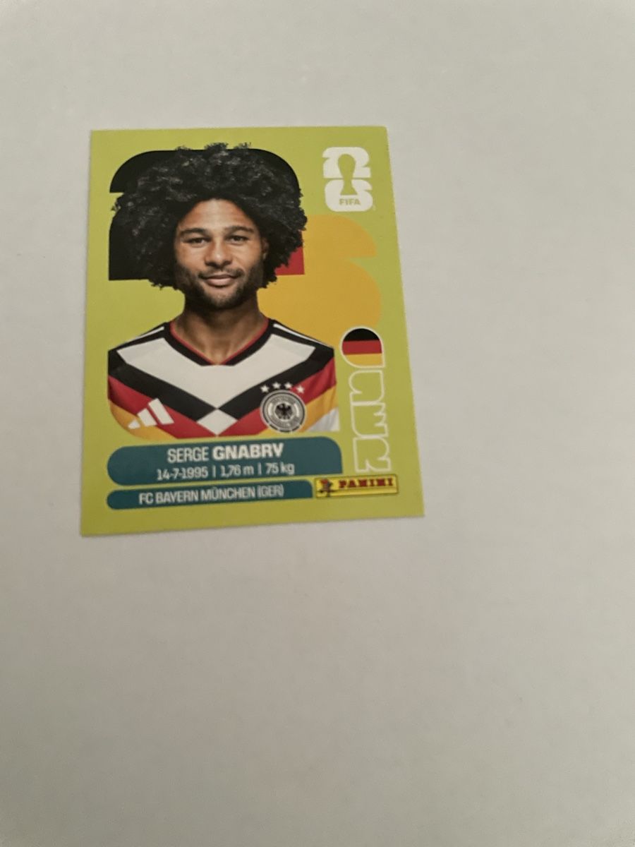 Panini Cartes à collectionner: FIFA WM 2026 Serge Gnabrv GER 16 – Neuf (Voir description) à Winterthur par Cobraforce