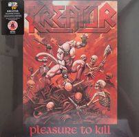 Kreator–Pleasure To Kill-Limited Edition, Clear/Red Splatter