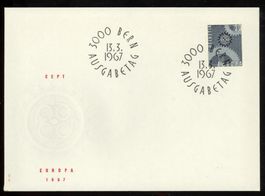 1967, FDC, Europa (Nr. 448)