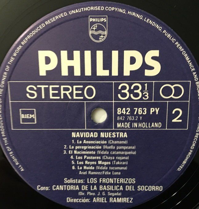Dischi in vinile: Ariel Ramirez - Misa Criolla (LP) – Usato da Grüningen venduto da azulgrisvinyl 3