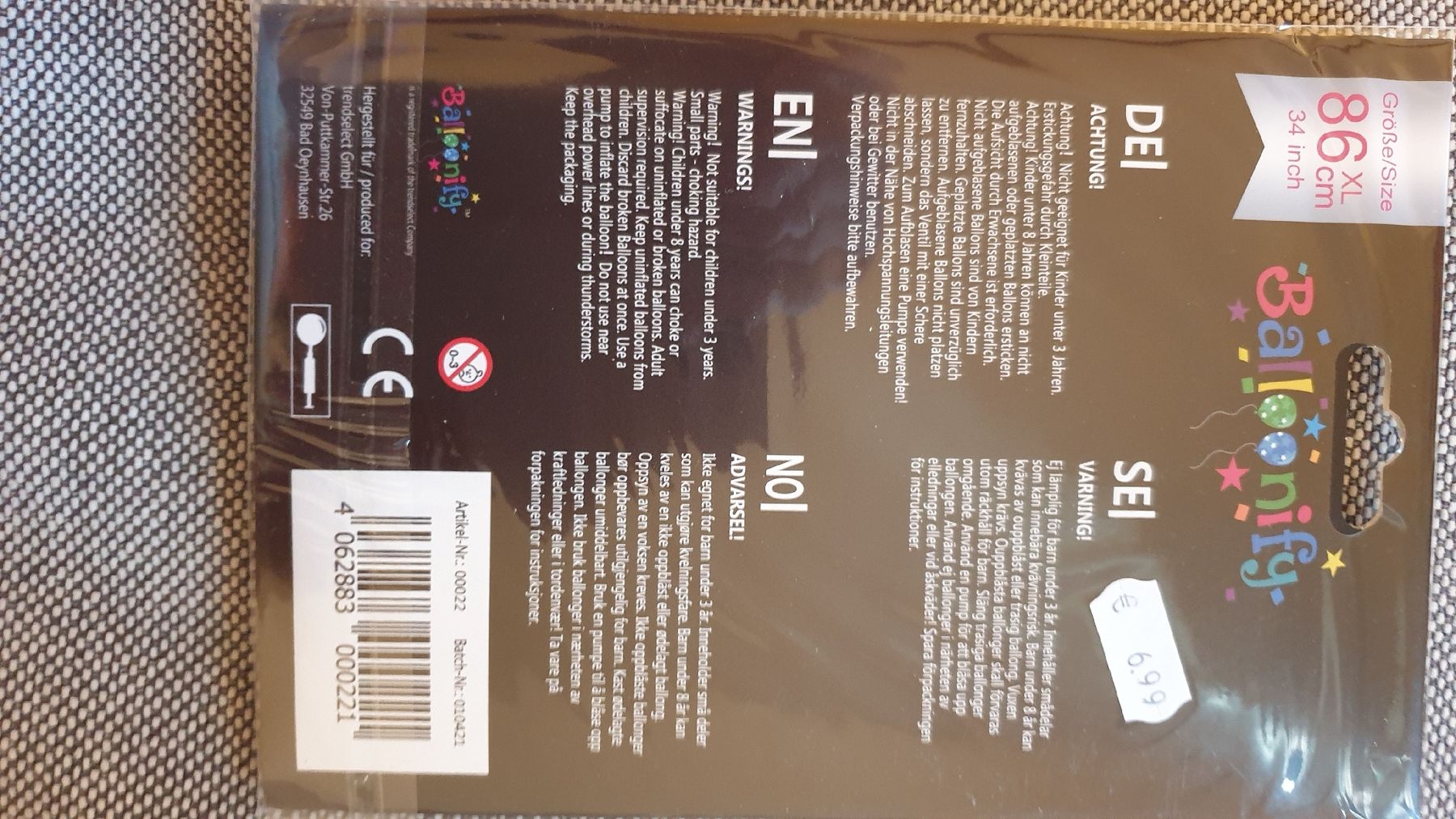 Tutte le decorazioni: 2 x Zahlenballon gold 8 0 – Nuovo e nell'imballaggio originale da Wil SG venduto da Glitter 3