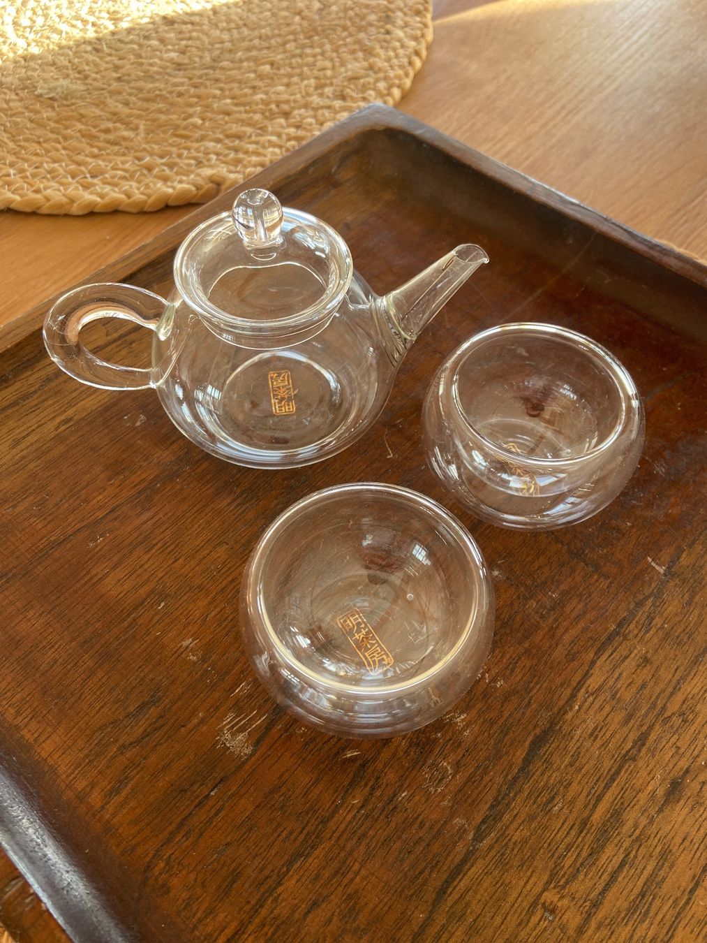 Teiere: Glass Teapot Set with Two Cups - Excellent Condition – Usato da Zollikon venduto da yar_2d52 1