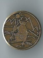 Winter Sport Tag 1996 / Pin - Schneemann!
