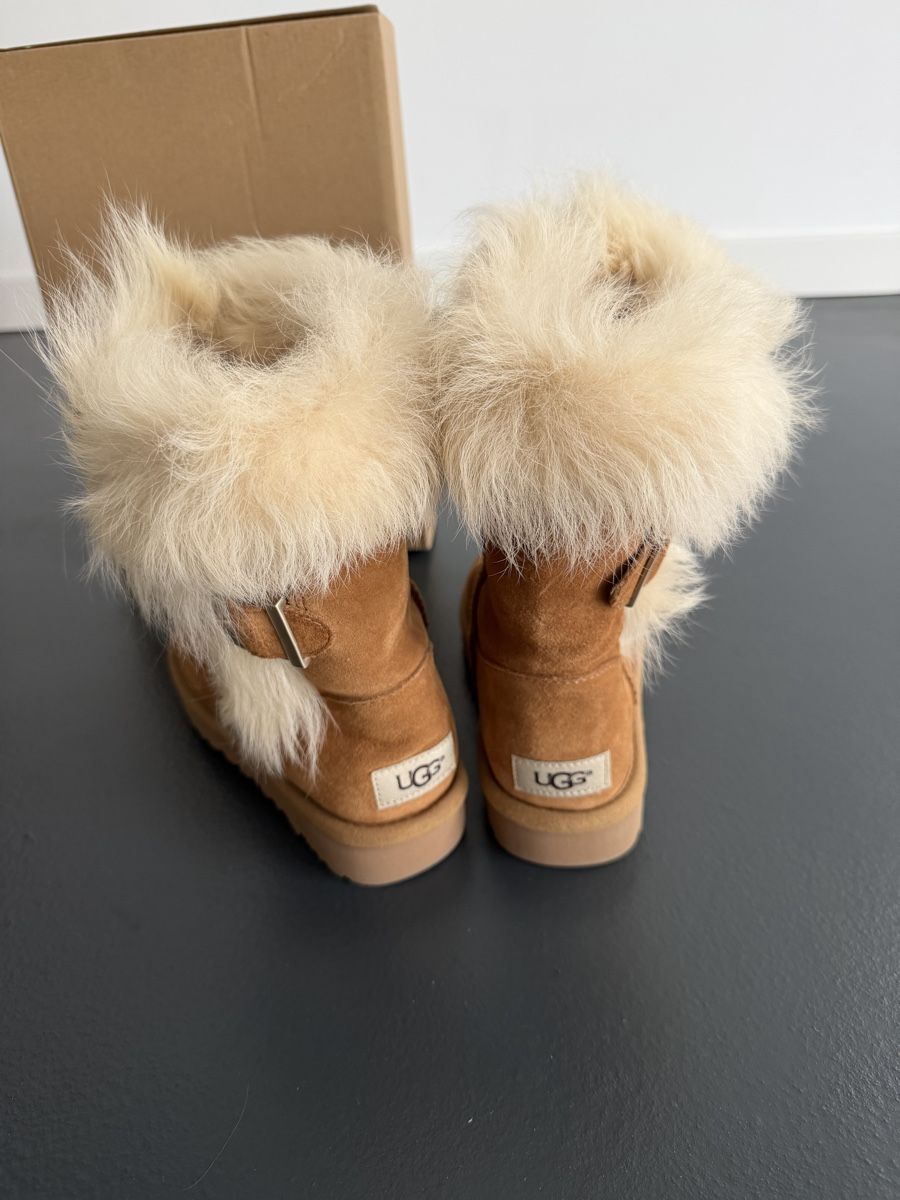 Ugg Damenschuhe: UGG Boots  braun Grösse 36 mit Fell – Gebraucht aus Killwangen von was.sharp 6