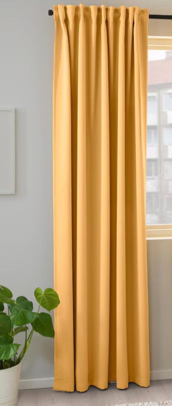 Ikea Tende: MAJGULL Gardine gelb – Usato da Schübelbach venduto da Samantha8R 4