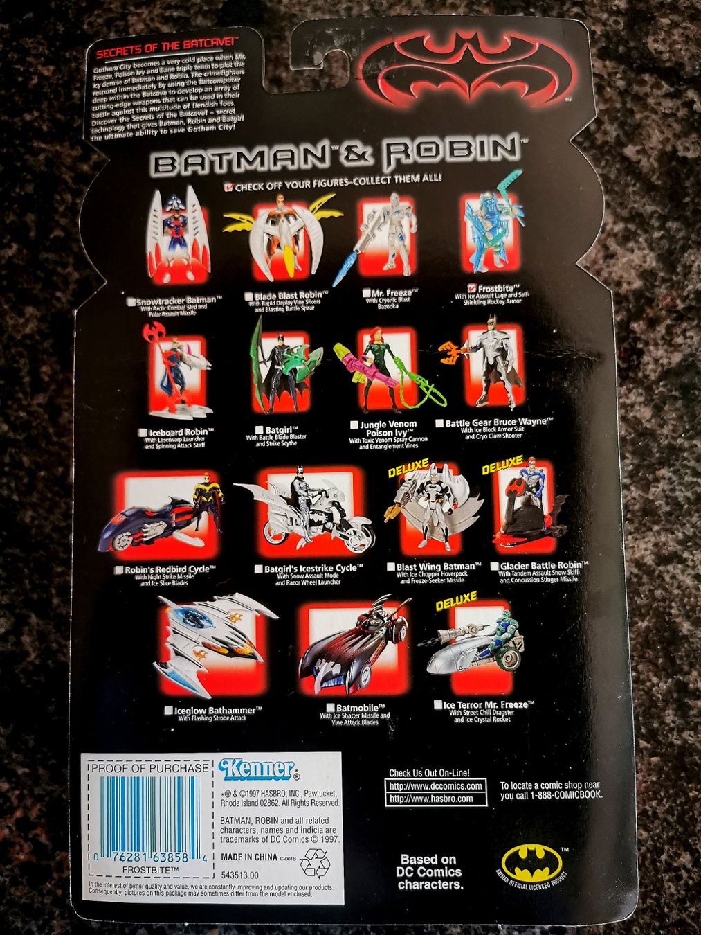Hasbro Figuren: Frostbite 1997 Sammelfigur Batman und Robin Kenner Vintage – Neu und originalverpackt aus Rorschach von Actionvintage789 1