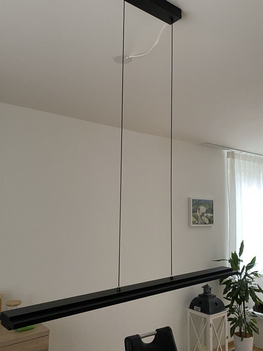Lampadari & plafoniere: Pendelleuchte schwarz länglich gebraucht – Usato da Zürich venduto da vreni1973 2