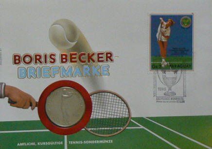 Tutti le monete: Numisbrief Boris Becker Münze – Usato da Dietikon venduto da immortal-stars