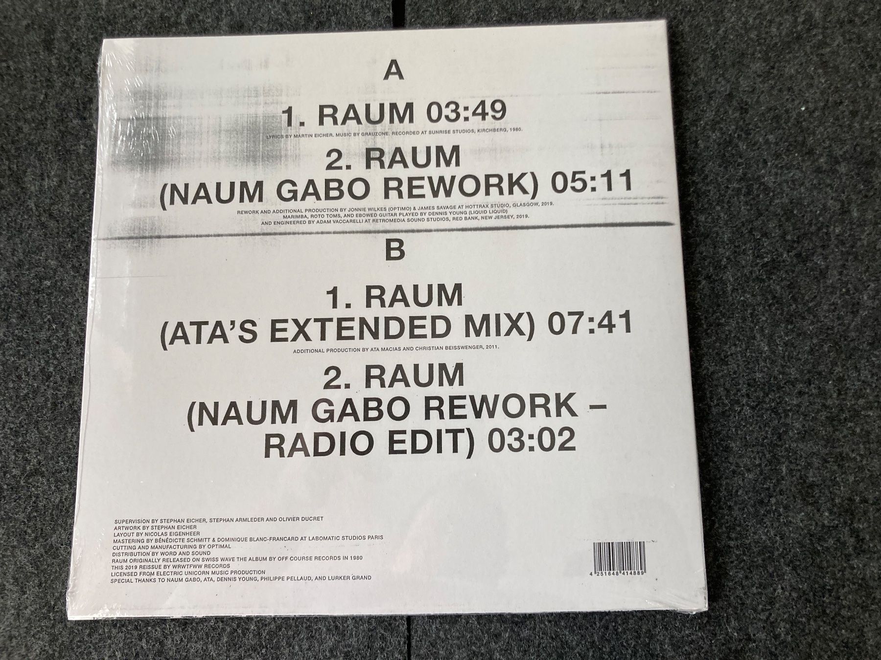 Dischi in vinile: Grauzone - Raum – Nuovo e nell'imballaggio originale da Fribourg venduto da Karushi 1