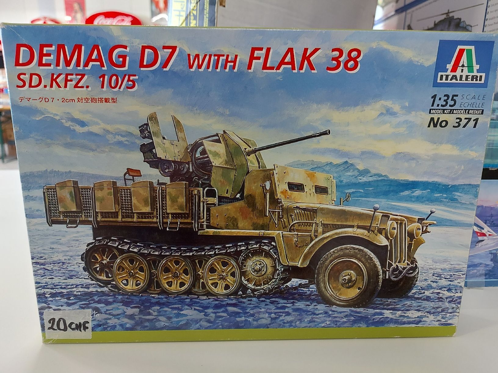 Kit di modellismo & Modellini statici: Demag D7 mit Flak 38 – Usato da Baden venduto da thailega