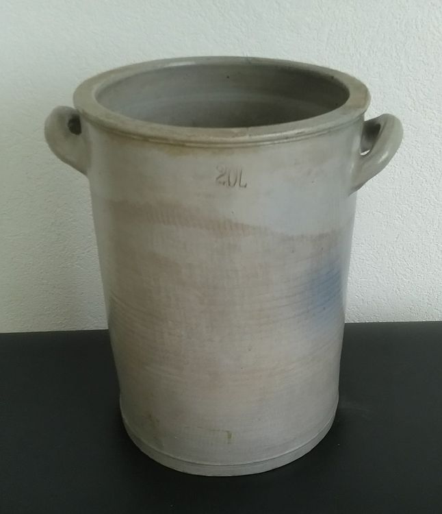 Fetttopf, Krauttopf, Steingut, 20 Liter (Gebraucht) in Würenlingen für ...
