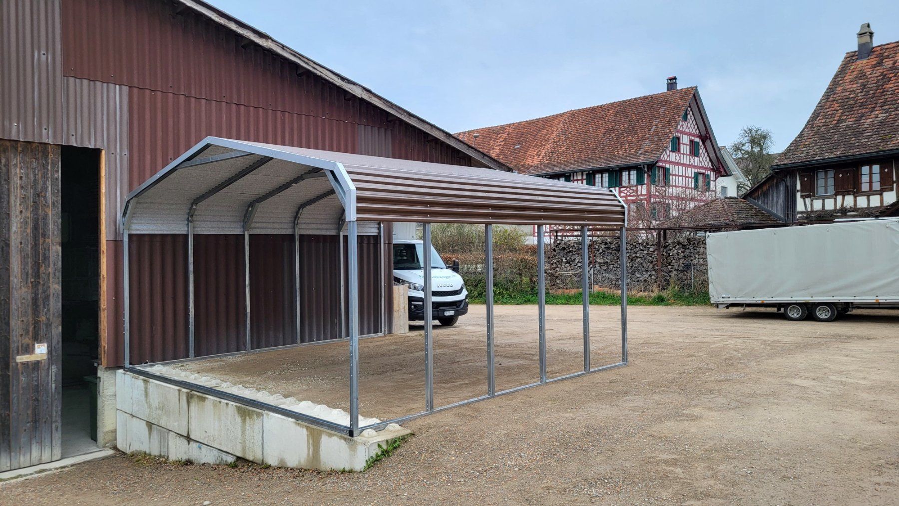 Rifugi: Carport / Unterstand Saddle – Nuovo (secondo la descrizione) da Engwilen venduto da faehig 2