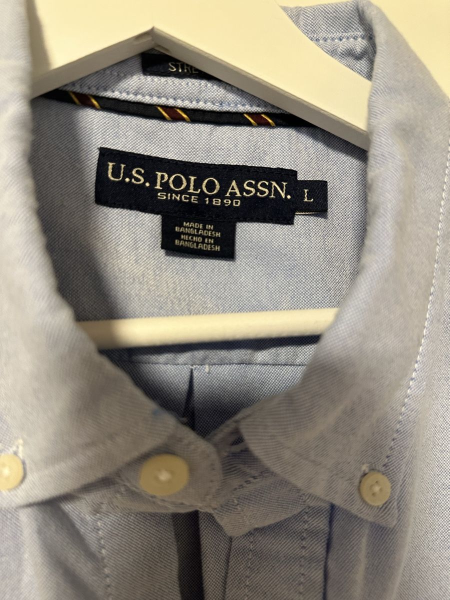 US Polo Magliette Polo: Hemd kurzarm U.S. Polo Assn. Hellblau Groesse L – Usato da Reinach BL venduto da Alles_muss_weg00 4