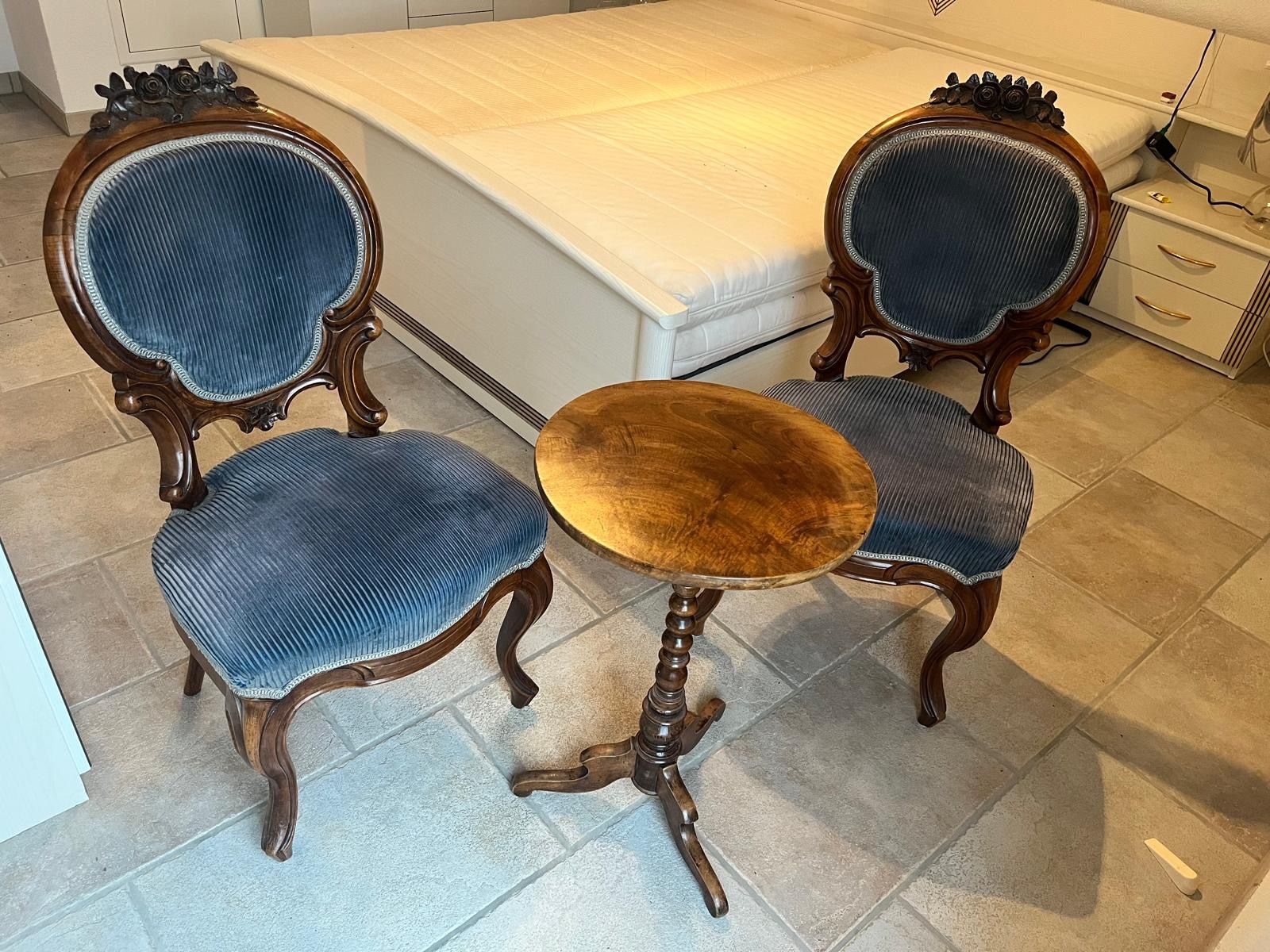 Sedie: 2 elegante Stühle im Louis-Philippe-Stil – Usato da Klingnau venduto da Umweltklinik 1