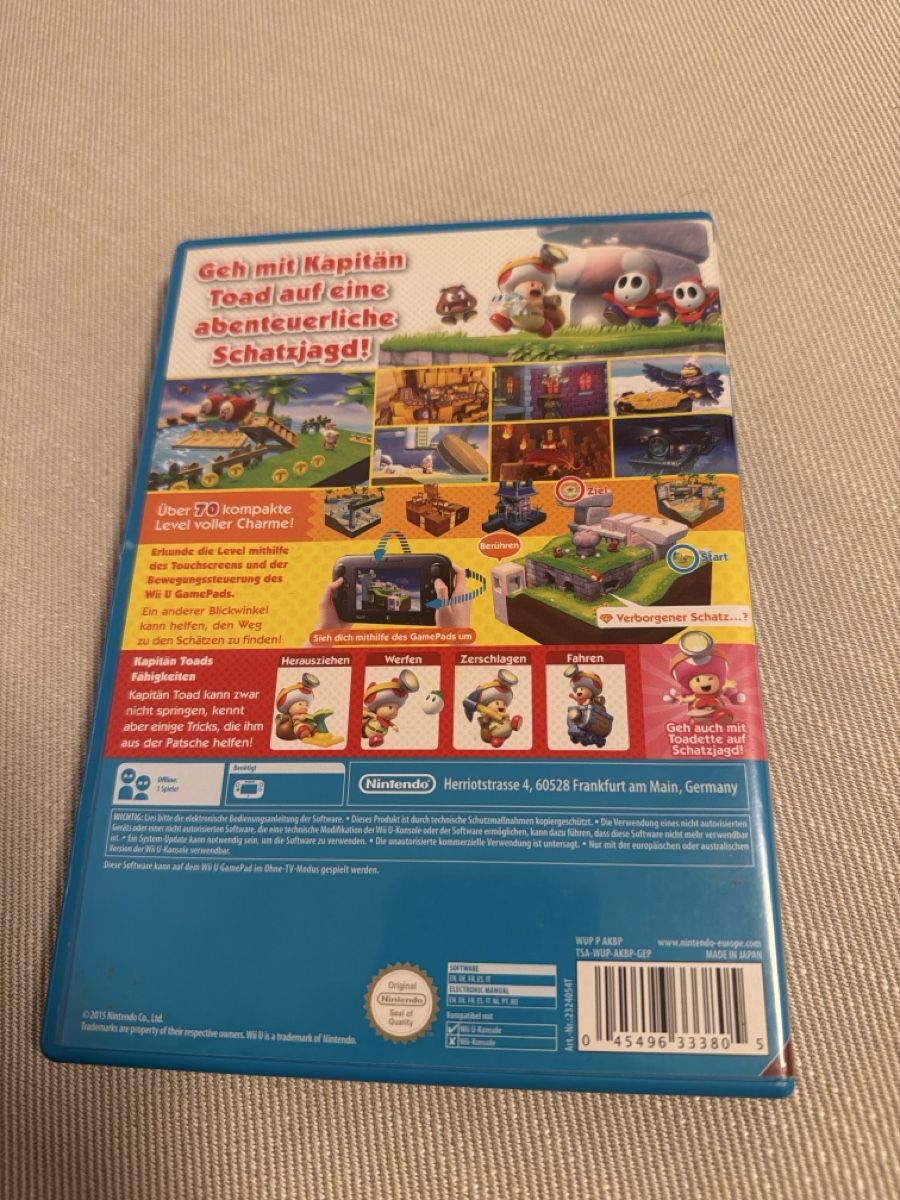 Nintendo Giochi: Captain Toad: Treasure Tracker - Wii U - Top Zustand! – Usato da Mauren venduto da bec_f22j 1