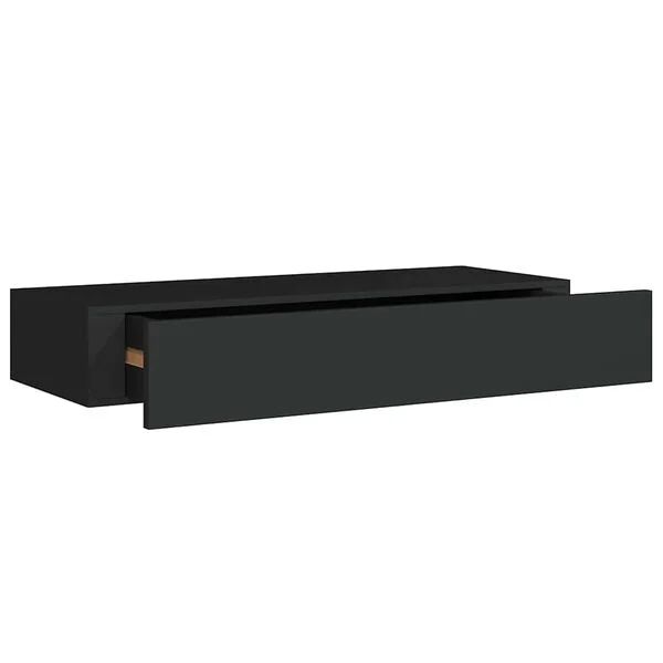Scaffali: Wandregal mit Schublade Schwarz 60x23,5x10 cm MDF – Nuovo e nell'imballaggio originale da Oberarth venduto da Edlwiis91