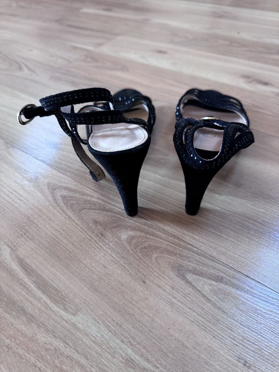 Chaussures femmes: Sandali neri eleganti con strass – D'occasion à Kriens par xen_5dt2 2